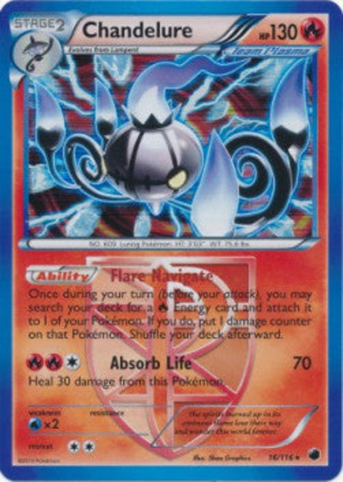 Chandelure PLF-16 Holo Rare Englisch