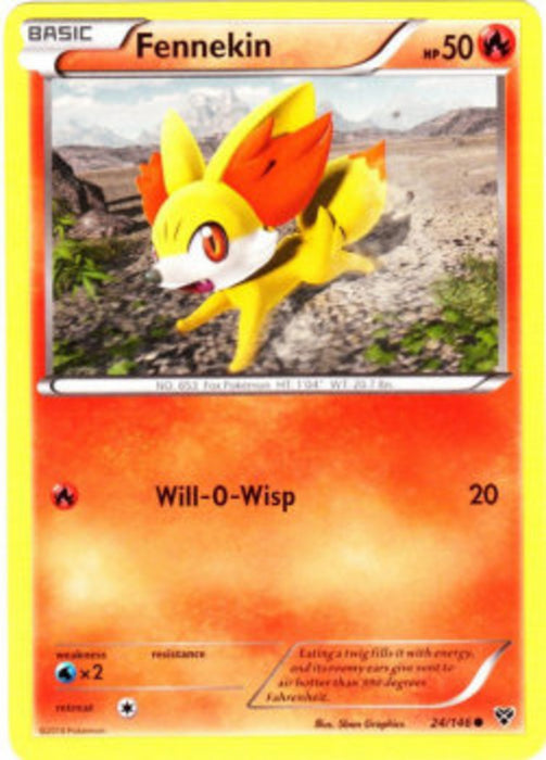 Fennekin XY-24 Common Englisch