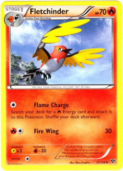 Fletchinder XY-27 Uncommon Deutsch