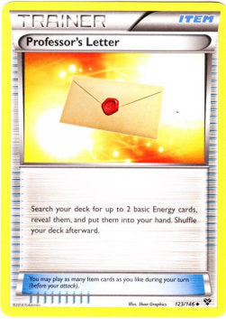 Brief vom Prof. XY-123 Uncommon Deutsch