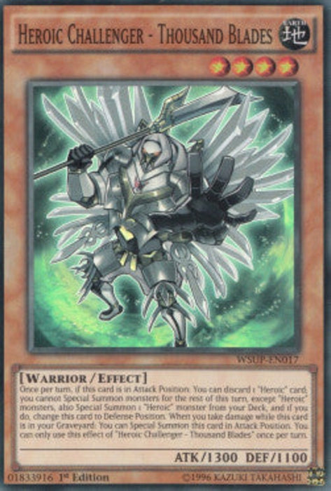 Heroic Challenger - Thousand Blades WSUP-EN017 Super Rare Englisch