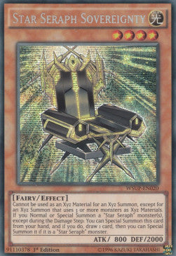 Star Seraph Sovereignty WSUP-EN020 Secret Rare Englisch