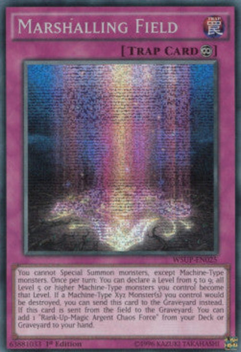 Marshalling Field WSUP-EN025 Secret Rare Englisch