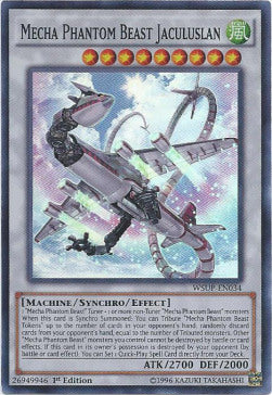 Mecha Phantom Beast Jaculuslan WSUP-EN034 Super Rare Englisch