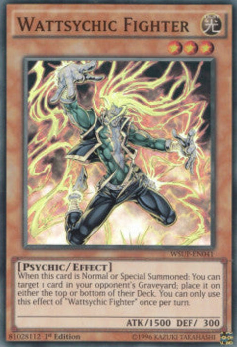 Wattsychic Fighter WSUP-EN041 Super Rare Englisch