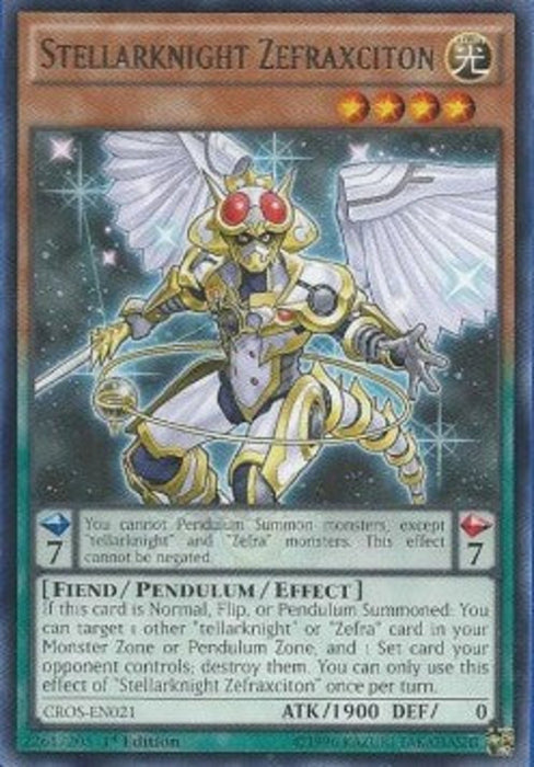 Stellarknight Zefraxciton CROS-EN021 Rare Englisch