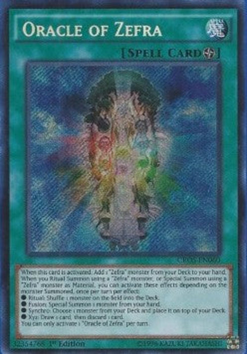 Oracle of Zefra CROS-IT060 Secret Rare Italienisch