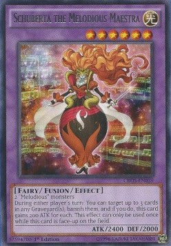 Schuberta the Melodious Maestra CROS-EN039 Rare Englisch