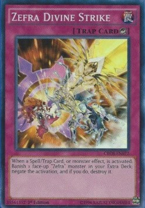 Zefra Divine Strike CROS-EN072 Super Rare Englisch