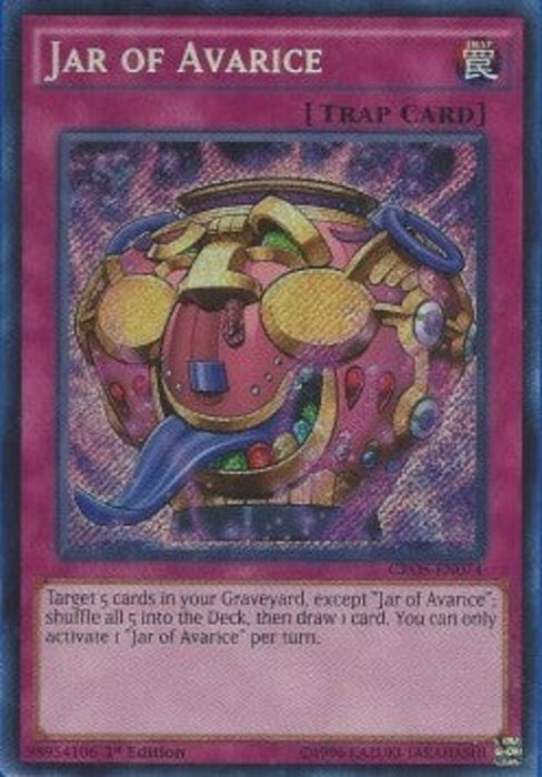 Jar of Avarice CROS-EN074 Secret Rare Englisch