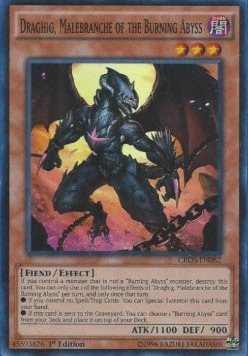 Draghig, Malebranche of the Burning Abyss CROS-SP082 Super Rare Spanisch