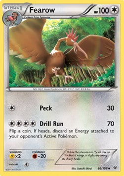 Fearow ROS-66 Uncommon Englisch