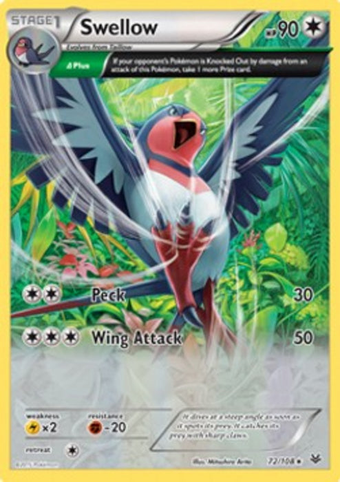 Swellow ROS-72 Holo Rare Englisch