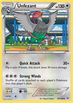 Unfezant ROS-80 Uncommon Spanisch