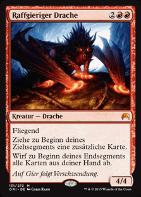 Magic: Avaricious Dragon