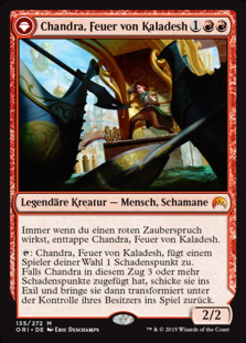 Magic: Chandra, Fire of Kaladesh // Chandra, Roaring Flame