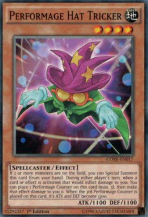 Performage Hat Tricker CORE-EN017 Common Englisch