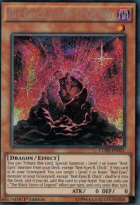 The Black Stone of Legend CORE-EN021 Secret Rare Amerikanisch