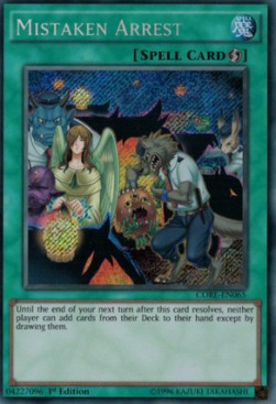 Mistaken Arrest CORE-EN065 Secret Rare Amerikanisch
