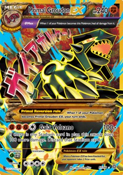 Proto-Groudon EX [Gaia Volcano] AOR-97 Ultra Rare Deutsch
