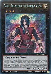 Dante, Traveler of the Burning Abyss MP15-EN121 Secret Rare Amerikanisch