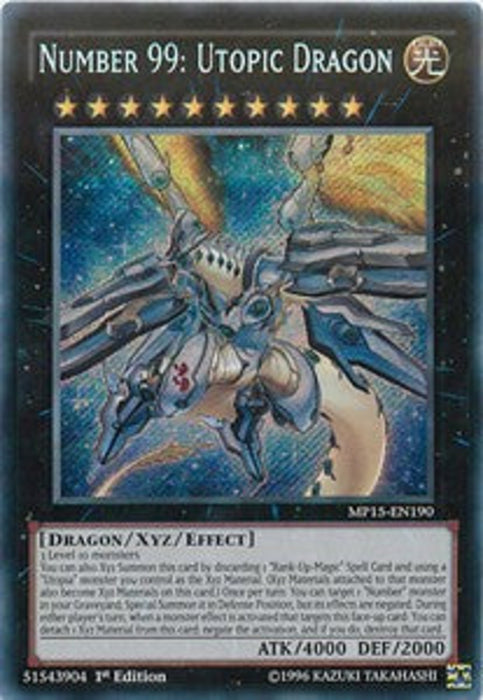 Number 99: Utopic Dragon MP15-EN190 Secret Rare Englisch