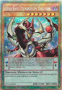 Odd-Eyes Pendulum Dragon CT12-EN001 Secret Rare Englisch