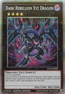 Dark Rebellion Xyz Dragon CT12-EN002 Secret Rare Englisch