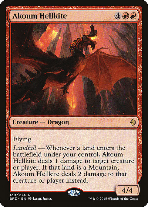 Magic: Akoum Hellkite