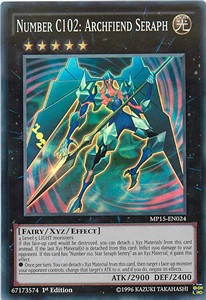 Number C102: Archfiend Seraph MP15-EN024 Super Rare Englisch