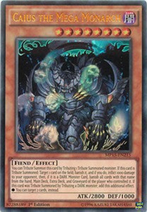 Caius the Mega Monarch MP15-EN215 Ultra Rare Englisch