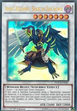 Assault Blackwing - Raikiri the Rain Shower (V.1) DOCS-EN047 Ultra Rare Englisch