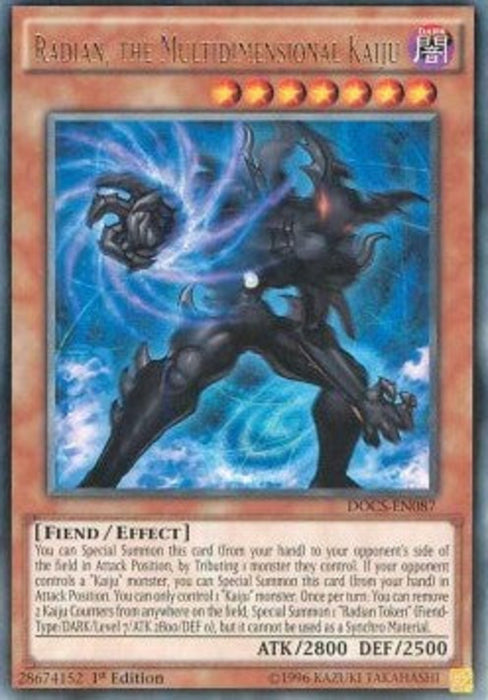 Radian, the Multidimensional Kaiju DOCS-EN087 Rare Englisch