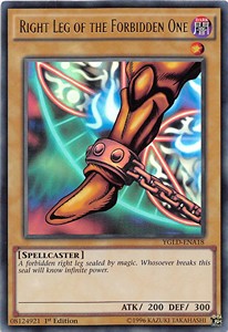 Right Leg of the Forbidden One YGLD-ENA18 Ultra Rare Englisch