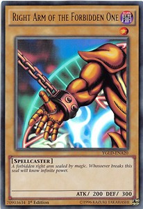 Right Arm of the Forbidden One YGLD-ENA20 Ultra Rare Englisch