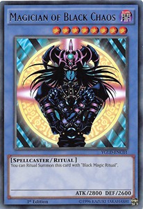 Magician of Black Chaos YGLD-ENC01 Ultra Rare Englisch