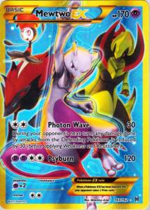 Mewtu EX [Photonwelle | Psychoverbrennung] BKT-163 Secret Rare Deutsch