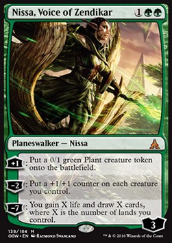 Nissa, Voice of Zendikar OGW-138 Mythic Englisch