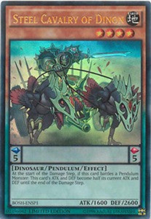 Steel Cavalry of Dinon (V.2) BOSH-ENSP1 Ultra Rare Englisch