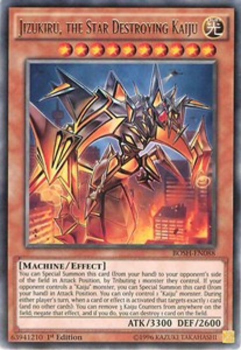 Jizukiru, the Star Destroying Kaiju BOSH-EN088 Rare Englisch