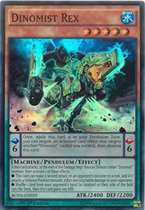 Dinomist Rex BOSH-EN029 Super Rare Englisch