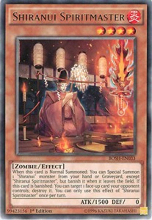 Shiranui Spiritmaster BOSH-EN033 Rare Englisch