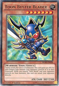 Toon Buster Blader BOSH-EN038 Rare Englisch