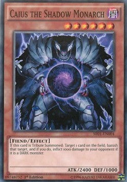 Caius the Shadow Monarch SR01-EN004 Common Amerikanisch