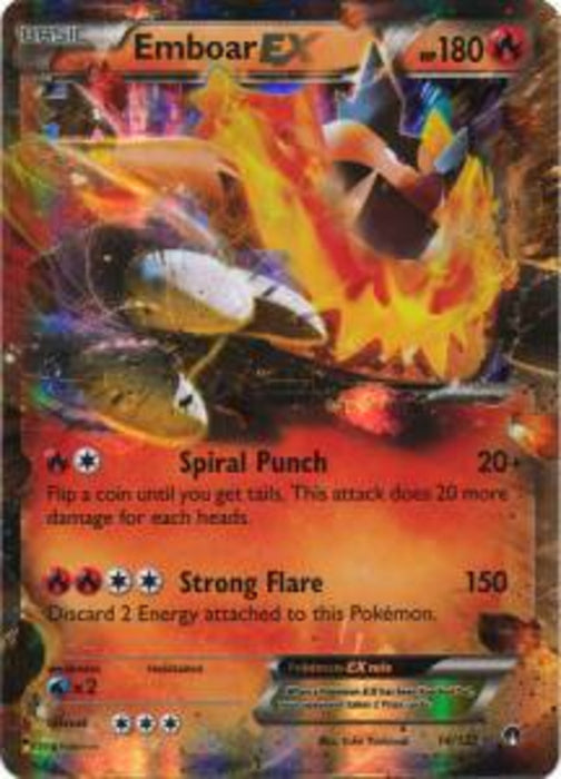 Emboar EX BKP-14 Ultra Rare Englisch