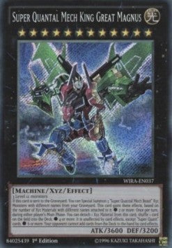 Super Quantal Mech King Great Magnus WIRA-EN037 Secret Rare Englisch