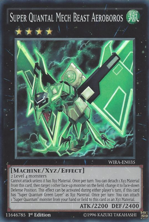 Super Quantal Mech Beast Aeroboros WIRA-EN035 Super Rare Englisch