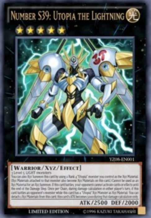Number S39: Utopia the Lightning YZXX-EN08-001 Ultra Rare Englisch