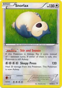 Snorlax GEN-58 Rare Englisch