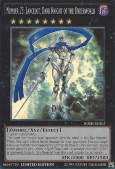 Number 23: Lancelot, Dark Knight of the Underworld BOSH-ENSE2 Super Rare Englisch